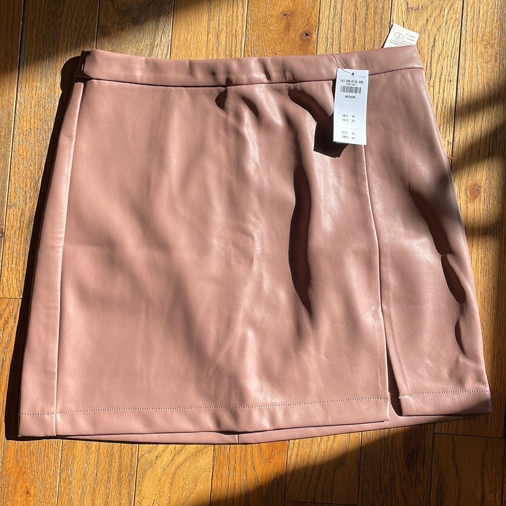 Abercrombie & Fitch Vegan Leather Skirt